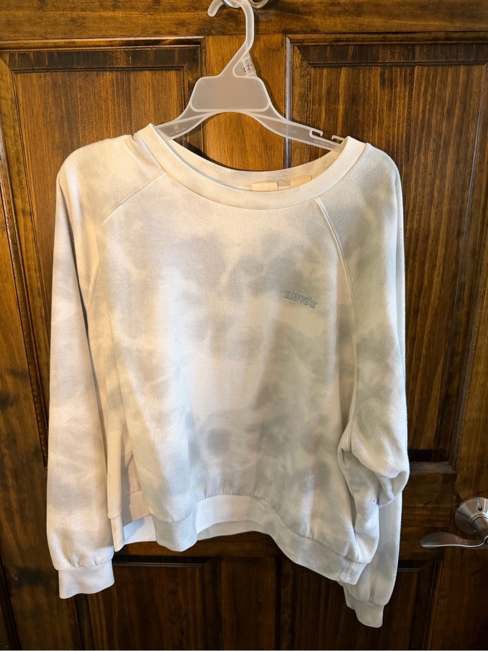 Levi's Pale Tie-Dye Crewneck Sweatshirt - White, Cream